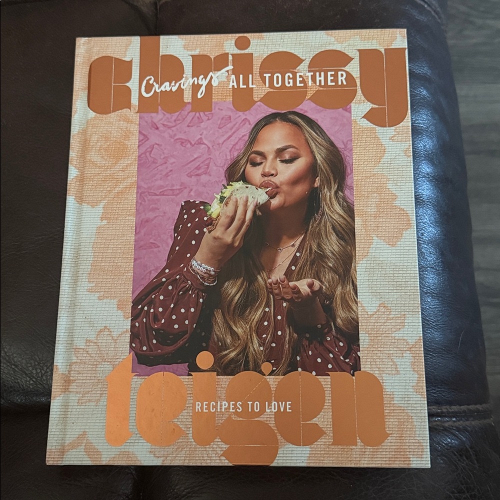 Cravings: All Together by Chrissy Teigen - Orange Hardcover Cookbook